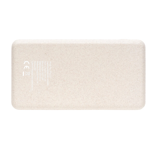 Cork and Wheat Straw 8.000 mAh 5W wireless powerbank - Image 4