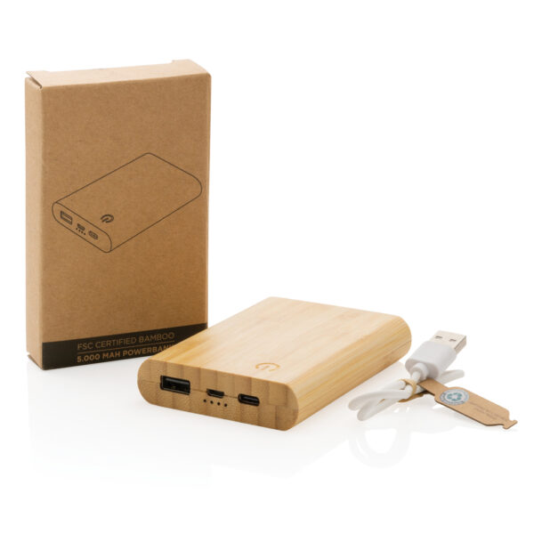 Bamboo 5.000 mAh powerbank - Image 11