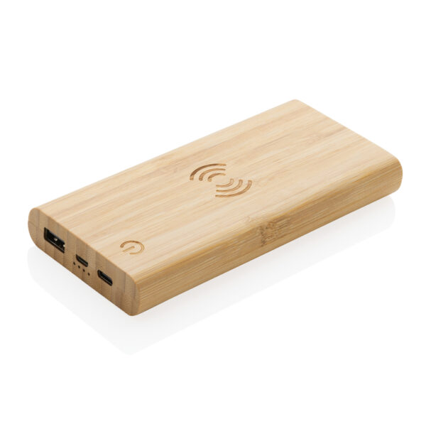 Bamboo 8.000 mAh 5W wireless powerbank - Image 2