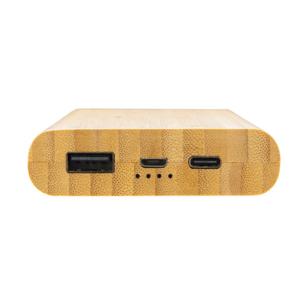 Bamboo 8.000 mAh 5W wireless powerbank - Image 6