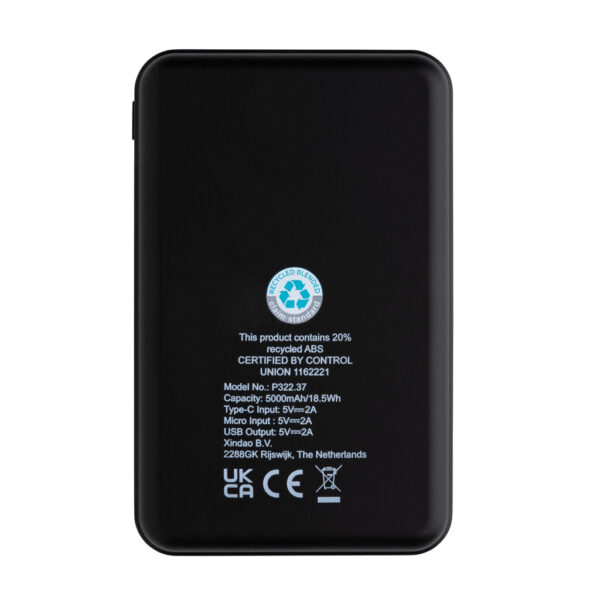 RCS recycled plastic 5.000 mAh Powerbank - Image 8