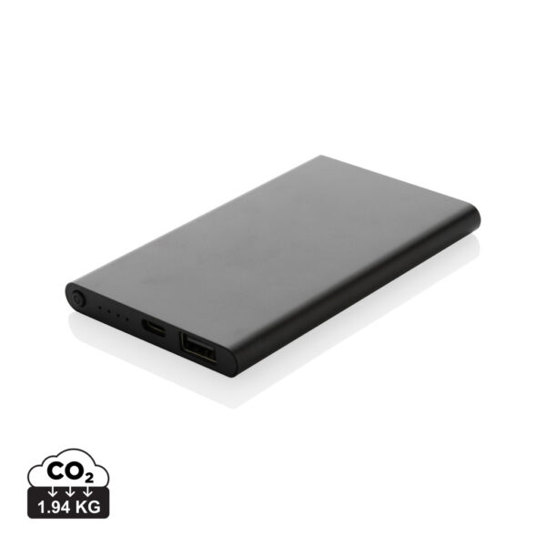 RCS recycled plastic/aluminum 4000 mah powerbank with type C - Image 2