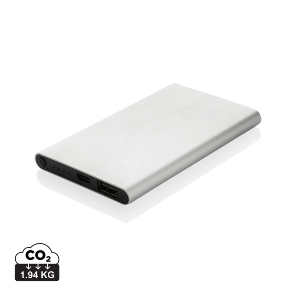 RCS recycled plastic/aluminum 4000 mah powerbank with type C - Image 3