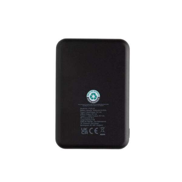 Boostcore RCS recycled plastic powerbank 5.000mAh with USB C - Image 4