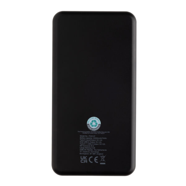 Boostcore RCS recycled plastic powerbank 20.000mAh USB C - Image 4