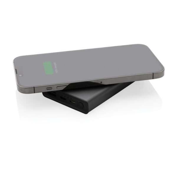 Terra RCS recycled aluminium 5000 mAh powerbank 5W wireless - Image 3