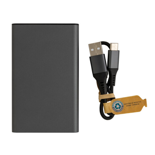 Terra RCS recycled aluminium powerbank 5.000 mAh - Image 5