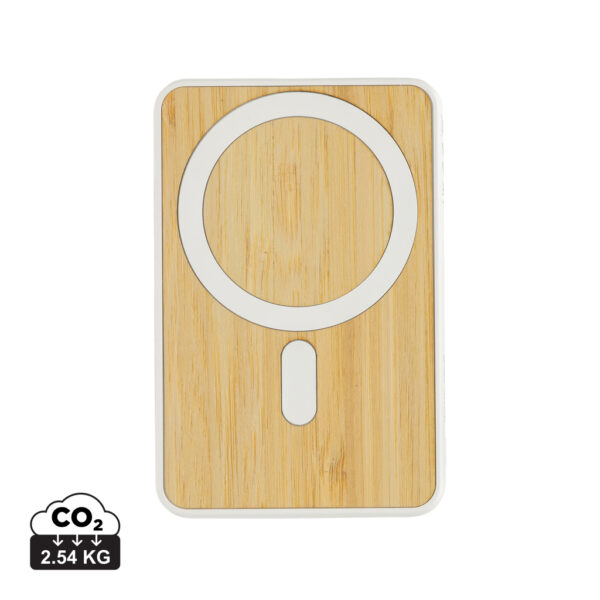 Zen RCS rplastic 5000 mah 5W magnetic bamboo powerbank - Image 2