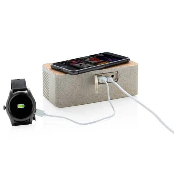 Wheatstraw wireless charging speaker - Image 4