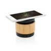 Bamboo wireless charger speaker - Image 6