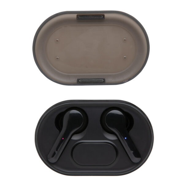 Light up logo TWS earbuds in charging case - Image 6