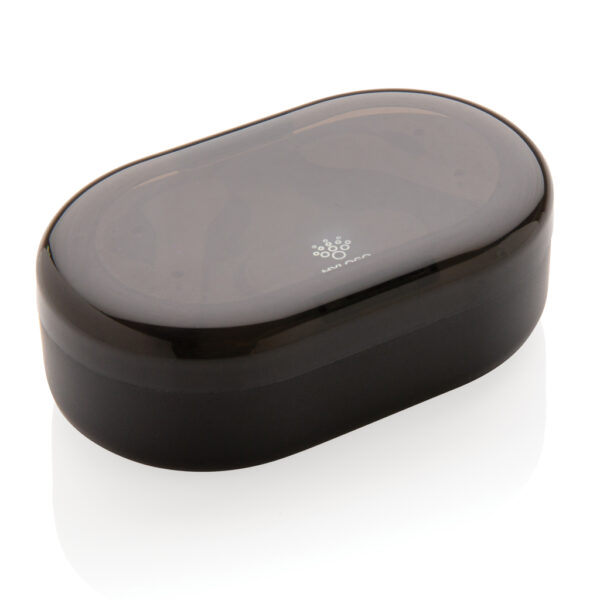 Light up logo TWS earbuds in charging case - Image 8