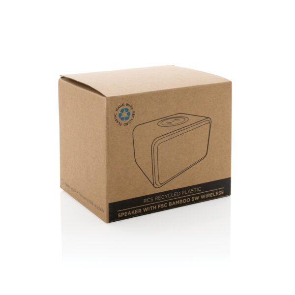 RCS Rplastic 3W speaker with bamboo 5W wireless - Image 18