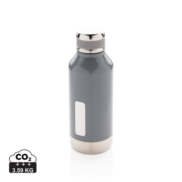 Leak proof vacuum bottle with logo plate - Image 2
