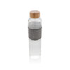 Impact borosilicate glass bottle with bamboo lid - Image 2