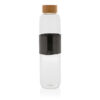 Impact borosilicate glass bottle with bamboo lid - Image 4