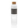 Impact borosilicate glass bottle with bamboo lid - Image 6