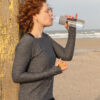 Impact borosilicate glass bottle with bamboo lid - Image 13