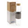 Impact borosilicate glass bottle with bamboo lid - Image 16