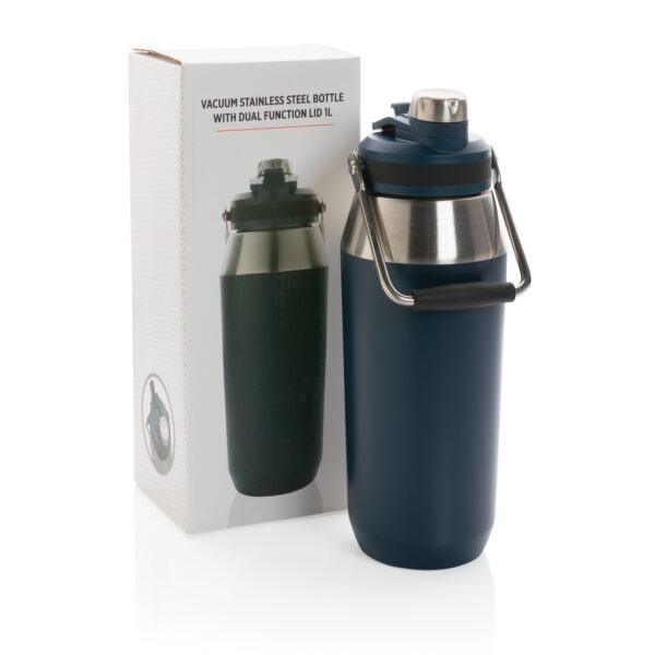 Vacuum stainless steel dual function lid bottle 1L - Image 13