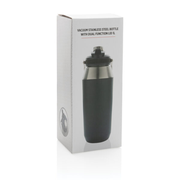 Vacuum stainless steel dual function lid bottle 1L - Image 14