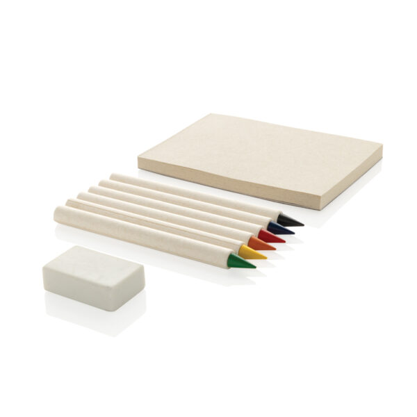 Micki GRS infinity 6pc colouring pencil set with notepad - Image 2