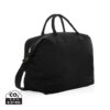 Kezar AWARE™ 500 gsm recycled canvas deluxe weekend bag - Image 2