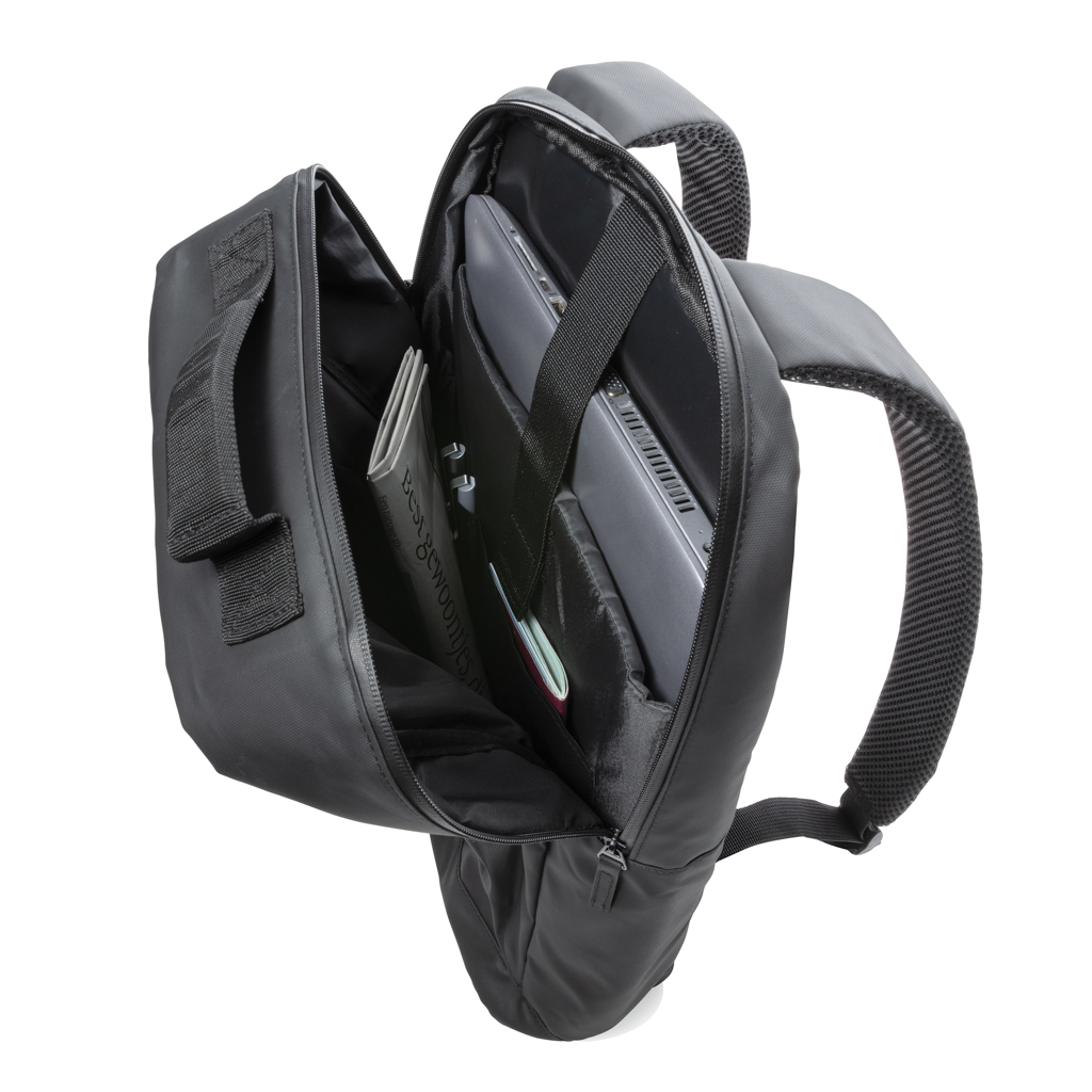 Moodne must 15,6-tolline sülearvuti seljakott, PVC-vaba - Image 8