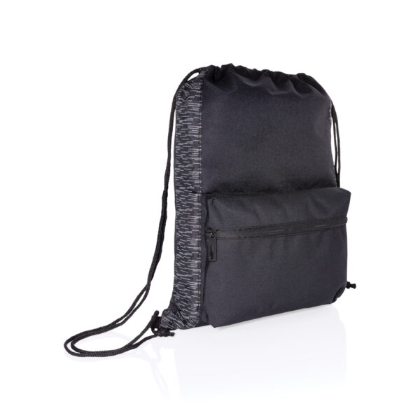 AWARE™ RPET Reflective drawstring backpack - Image 2