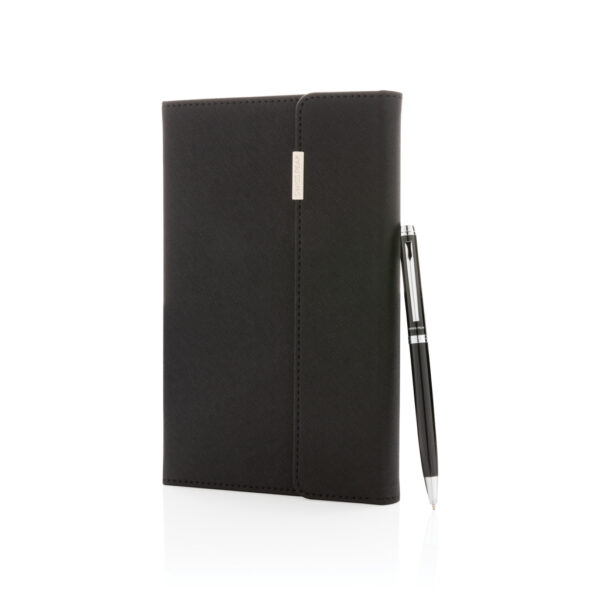 Swiss Peak deluxe A5 notebook and pen set - Image 2