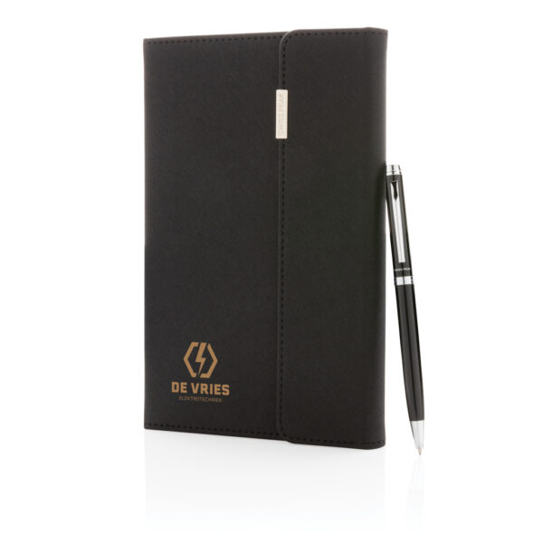 Swiss Peak deluxe A5 notebook and pen set - Image 8