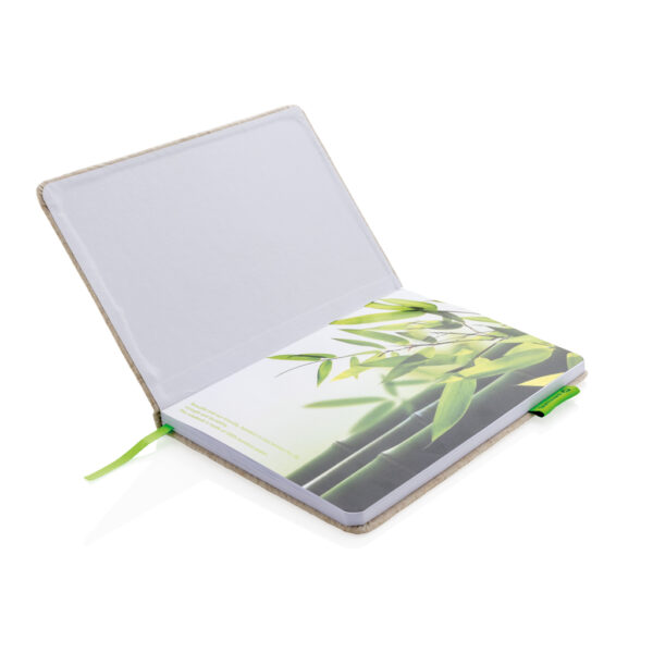 A5 jute notebook - Image 4