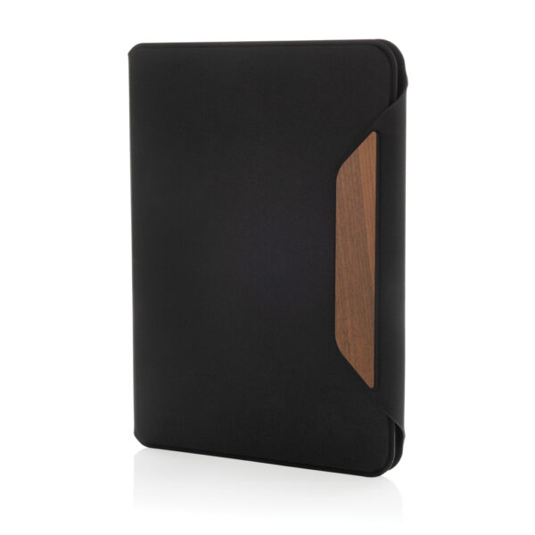 Teri AWARE™ RPET and walnut A5 portfolio - Image 2