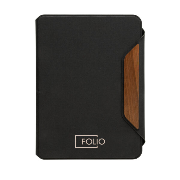 Teri AWARE™ RPET and walnut A5 portfolio - Image 8