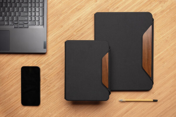 Teri AWARE™ RPET and walnut A5 portfolio - Image 10