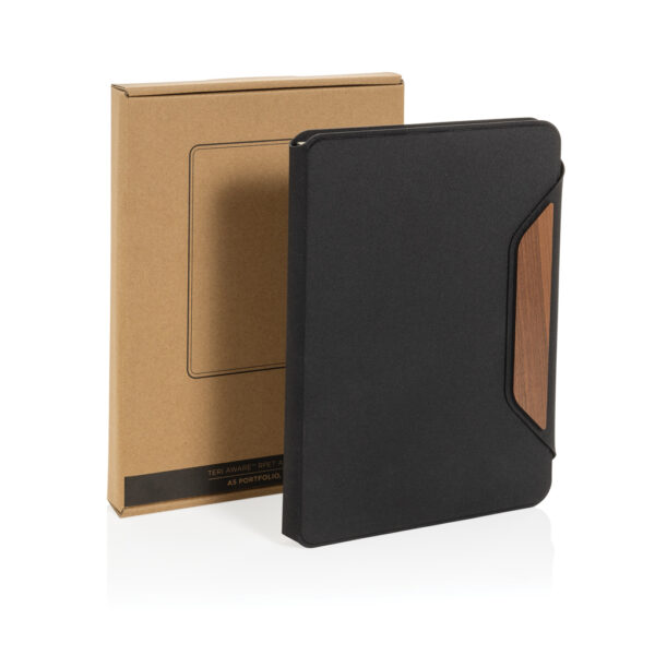 Teri AWARE™ RPET and walnut A5 portfolio - Image 11