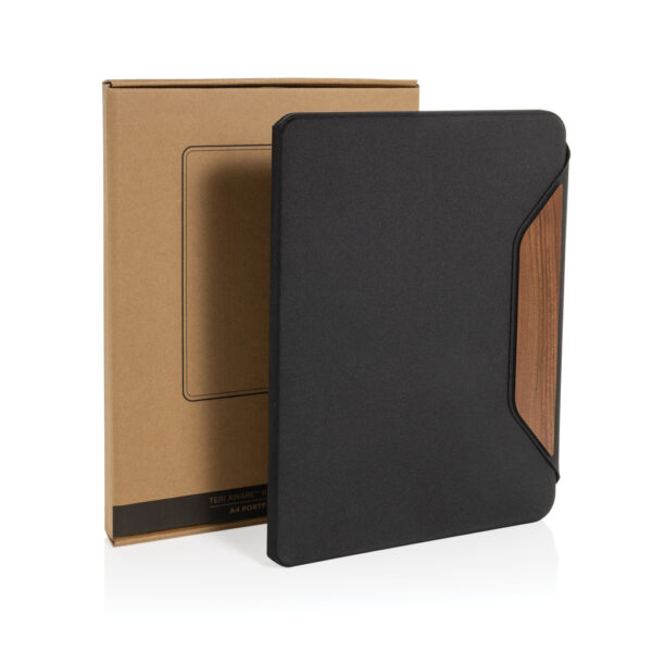 Teri AWARE™ RPET and walnut A4 portfolio - Image 12