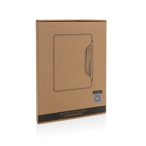 Teri AWARE™ RPET and walnut A4 portfolio - Image 13