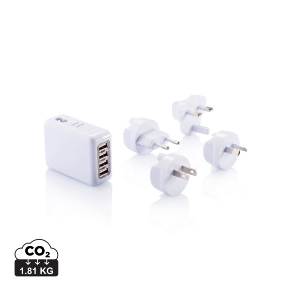 Reisipistik nelja USB-portiga