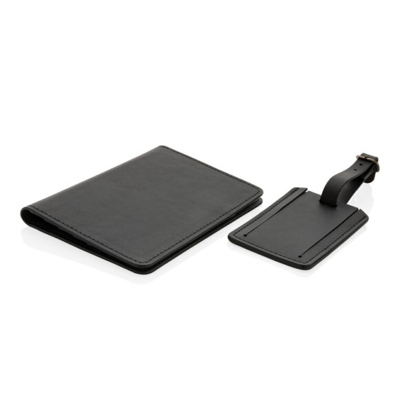 Swiss Peak GRS recycled PU travel gift set - Image 2