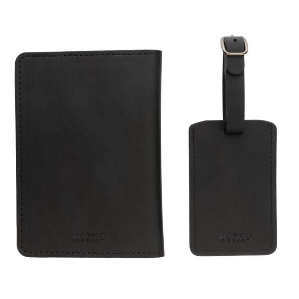 Swiss Peak GRS recycled PU travel gift set - Image 4