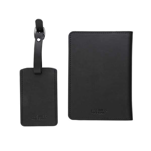 Swiss Peak GRS recycled PU travel gift set - Image 6