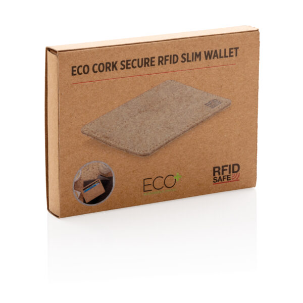 Cork secure RFID slim wallet - Image 8