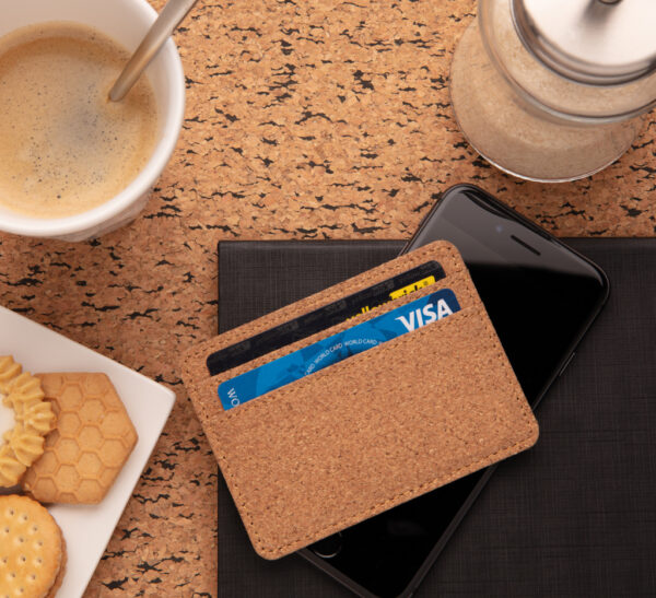 Cork secure RFID slim wallet - Image 12