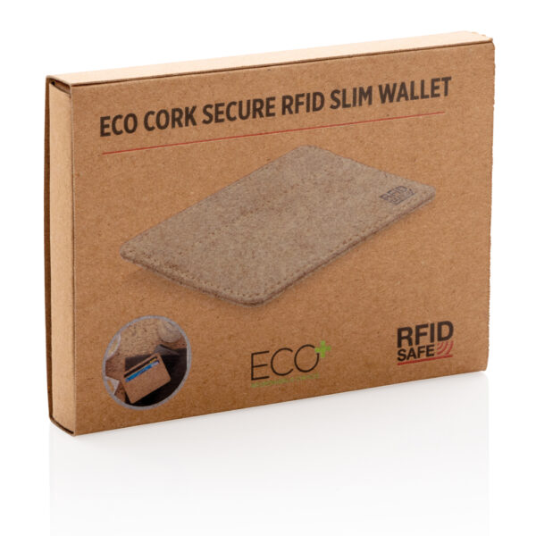 Cork secure RFID slim wallet - Image 17