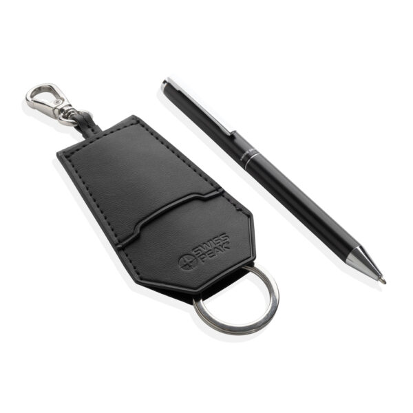 SP Tula RCS certified recycled PU key holder and pen set - Image 2