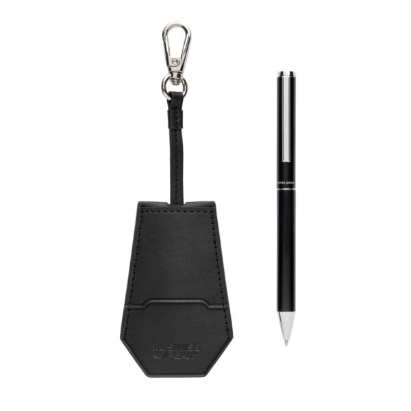SP Tula RCS certified recycled PU key holder and pen set - Image 3