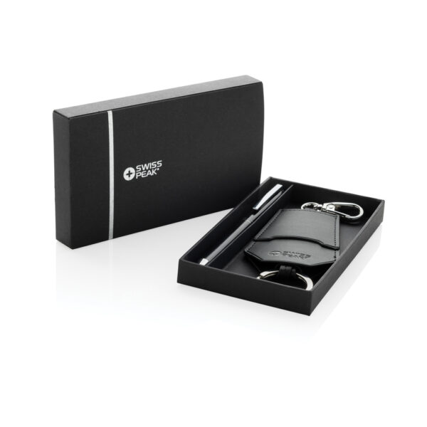 SP Tula RCS certified recycled PU key holder and pen set - Image 9