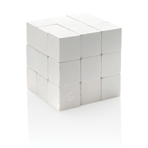 Wooden brain game in canvas pouch - Image 3