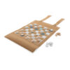 Britton cork foldable backgammon and checkers game set - Image 3